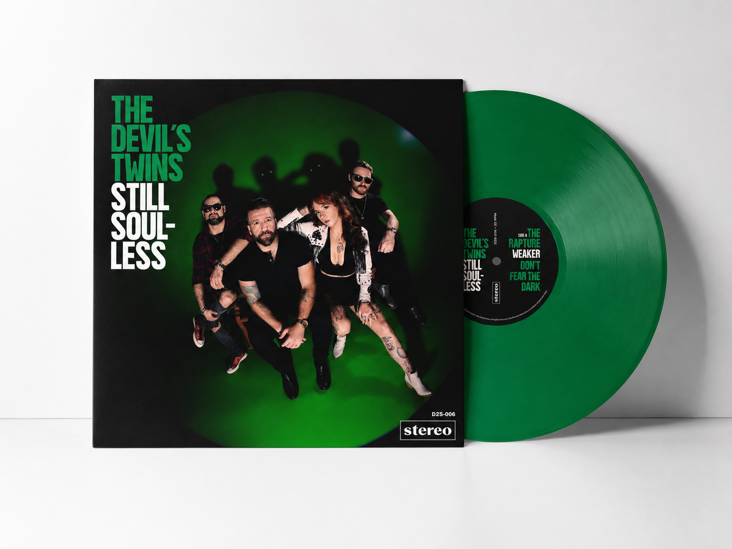 PRE-ORDER: The Devil’s Twins – Still Soulless 12" Emerald Vinyl
