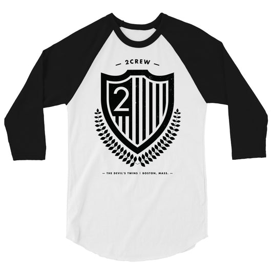 2CREW Crest 3/4 sleeve raglan shirt