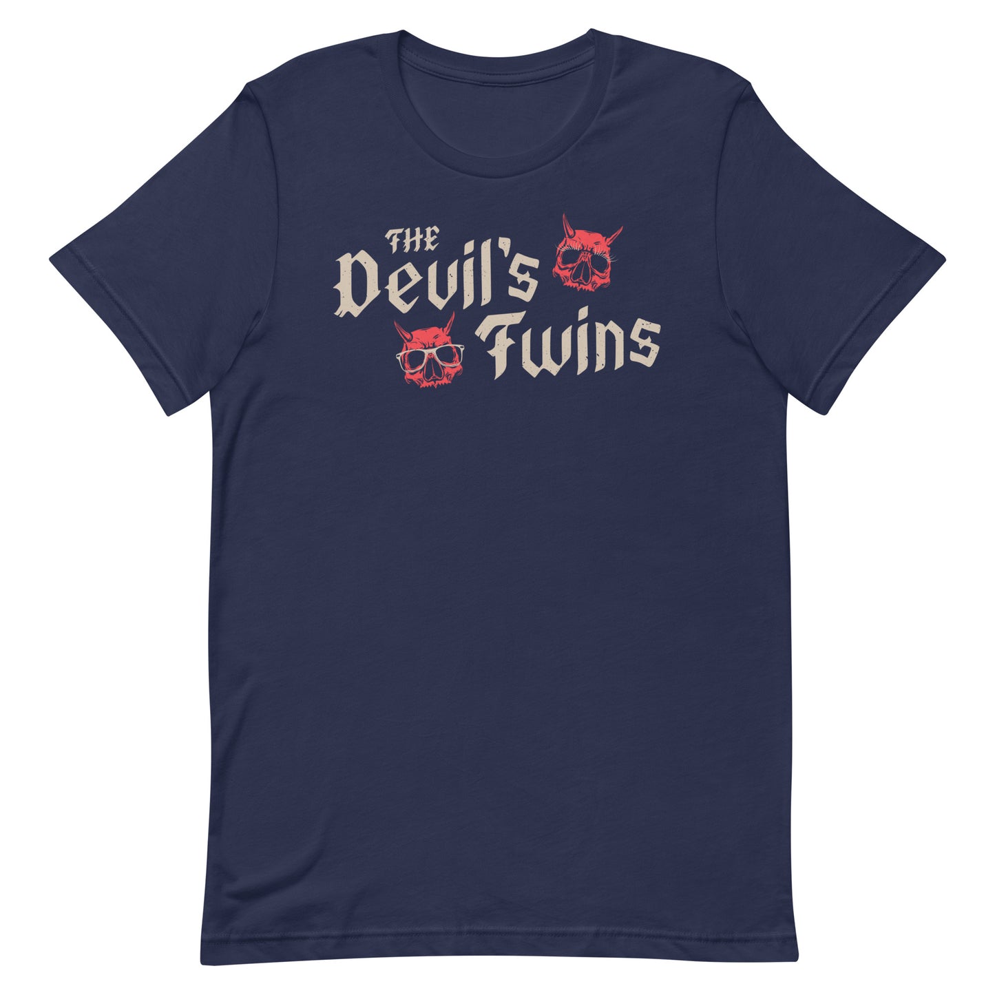 Twin Skulls Unisex t-shirt