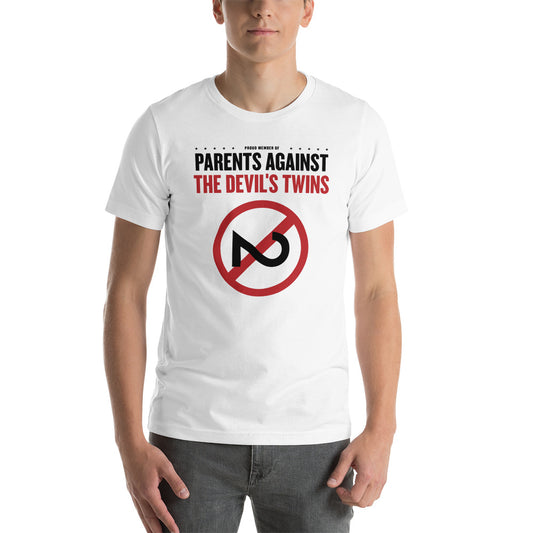 Parents Against The Devil's Twins - Proud Member Unisex t-shirt