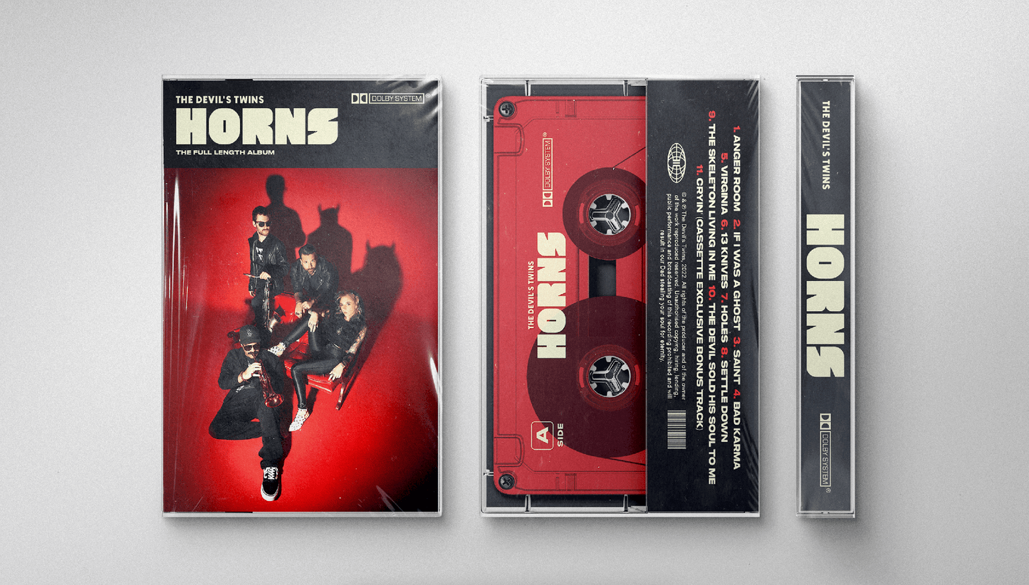 HORNS Something Bundle (Cassette, CD, Pin)